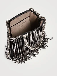 Mini Falabella Tote Bag With Crystal Fringe