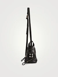 Mini Walky Viv Strass Buckle Leather Backpack