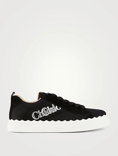 Lauren Canvas And Suede Sneakers
