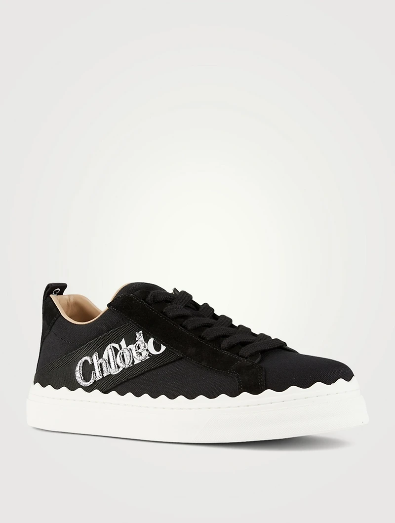 Lauren Canvas And Suede Sneakers