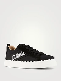 Lauren Canvas And Suede Sneakers