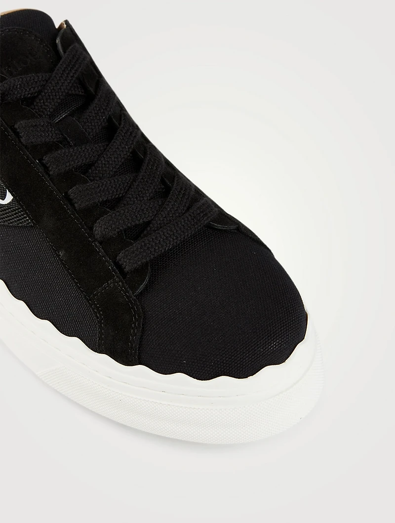 Lauren Canvas And Suede Sneakers