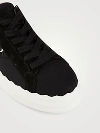 Lauren Canvas And Suede Sneakers