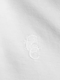 Cotton Jersey Guipure T-Shirt