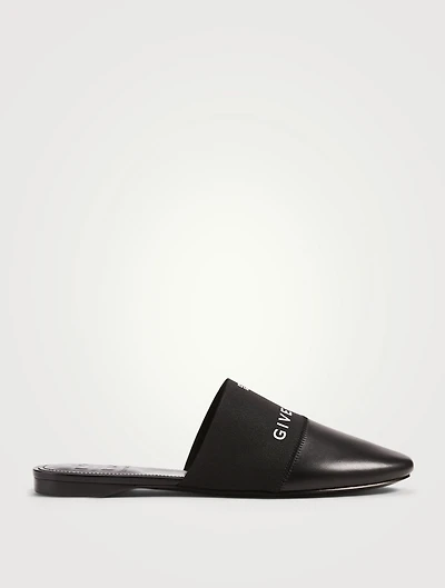 Bedford Leather Flat Mules