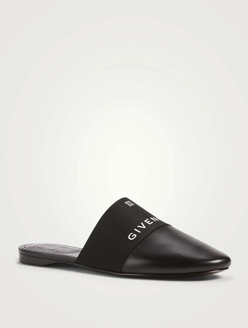 Bedford Leather Flat Mules