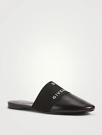 Bedford Leather Flat Mules