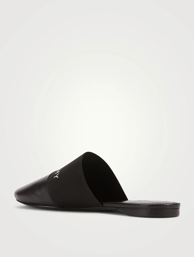 Bedford Leather Flat Mules