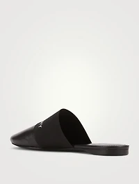 Bedford Leather Flat Mules
