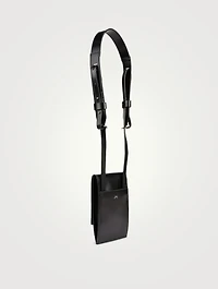 Stack Leather Crossbody Bag