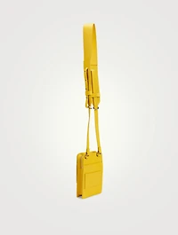 Cubist Leather Crossbody Bag