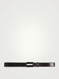 D2 Plaque Leather Belt