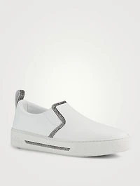 Leather Skate Sneakers
