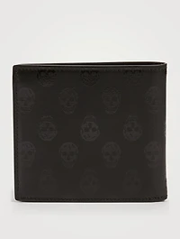 Biker Skull Leather Bifold Wallet