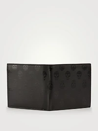 Biker Skull Leather Bifold Wallet