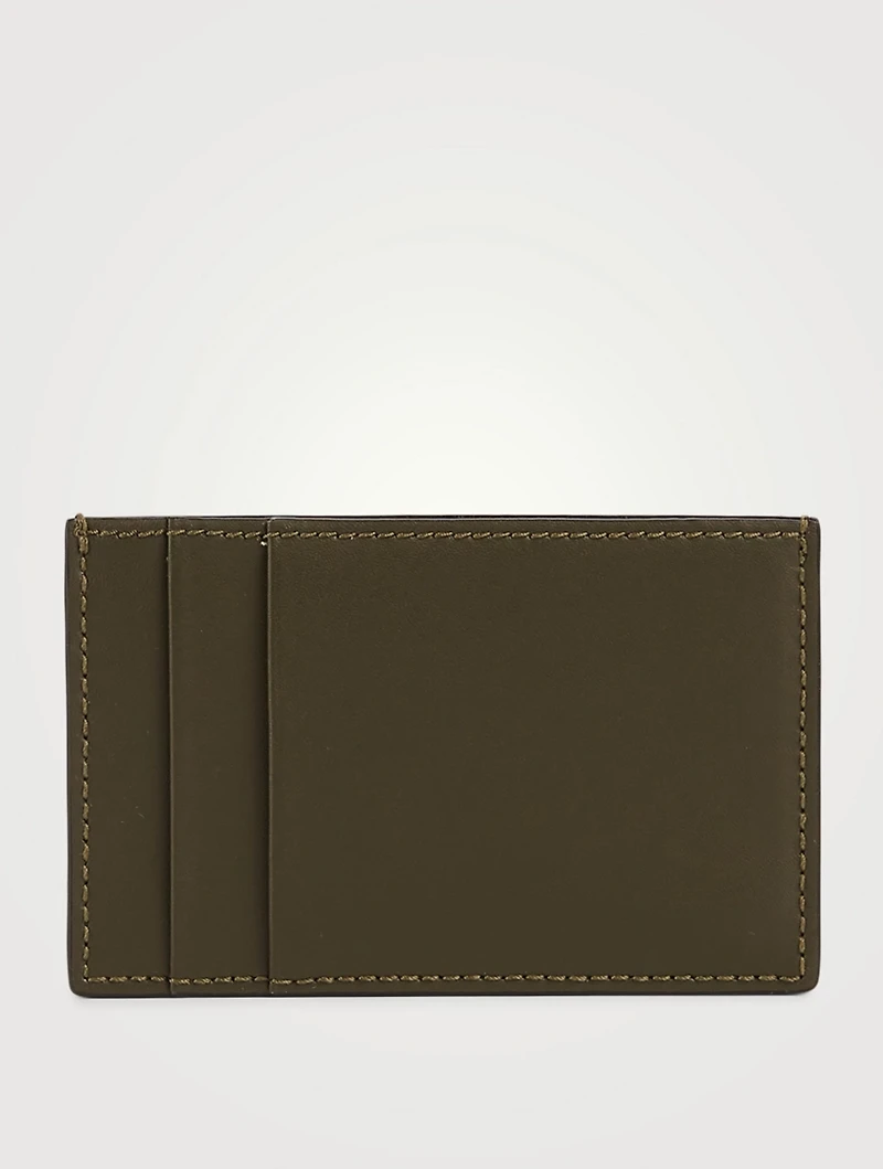 McQueen Graffiti Leather Card Holder