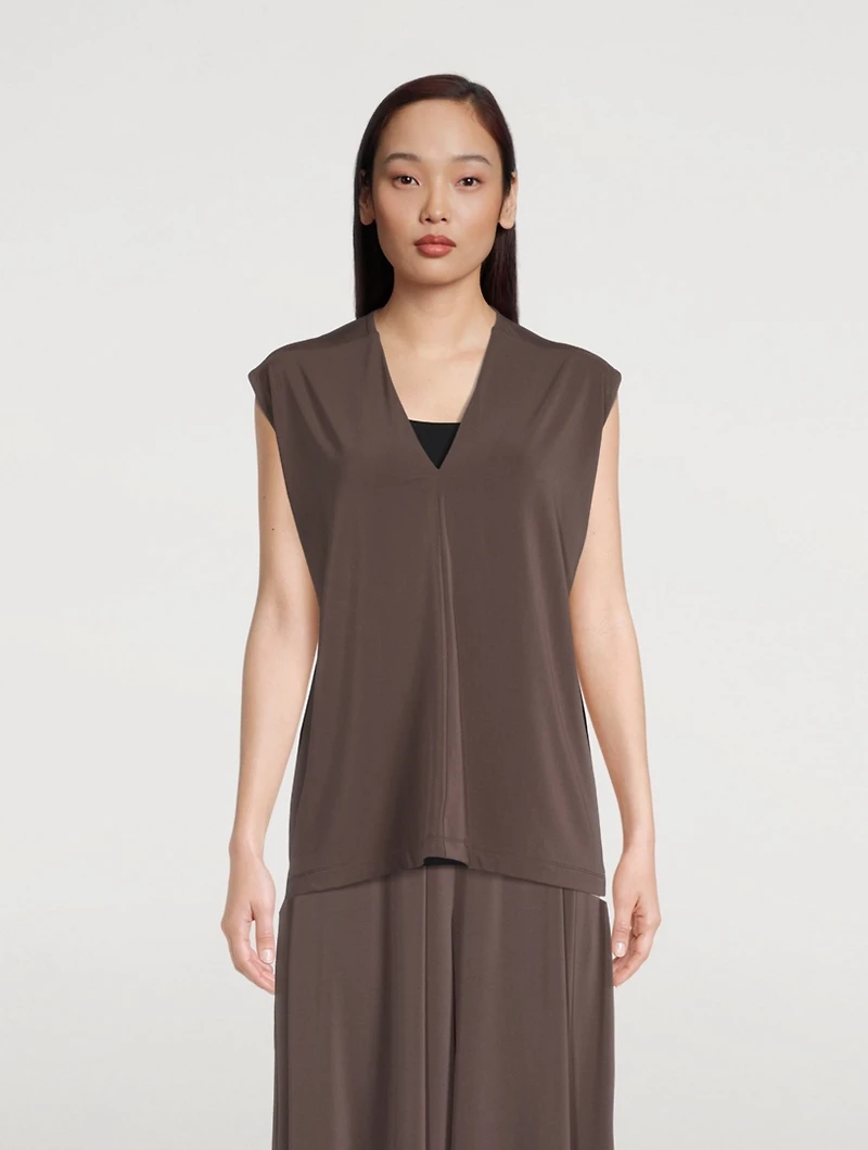 Drape Jersey Top