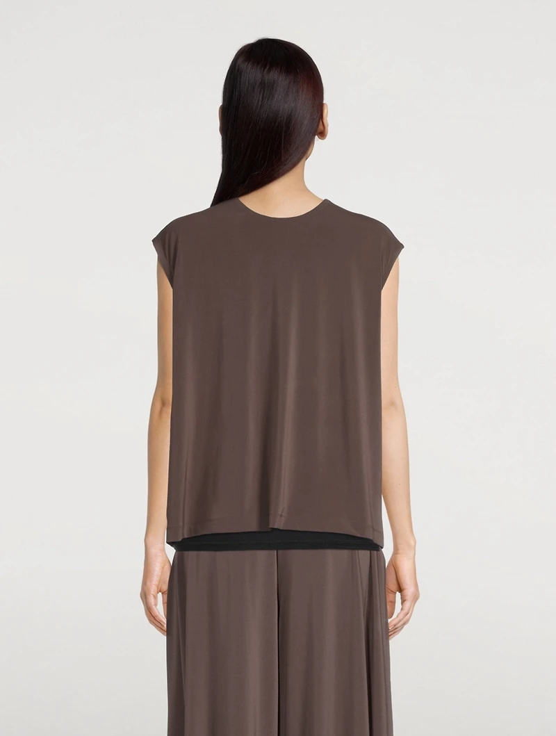 Drape Jersey Top