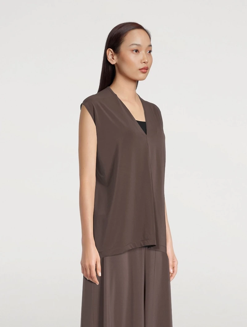 Drape Jersey Top