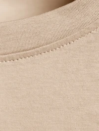 The Boxy Organic Cotton Long-Sleeve T-Shirt Midi Dress