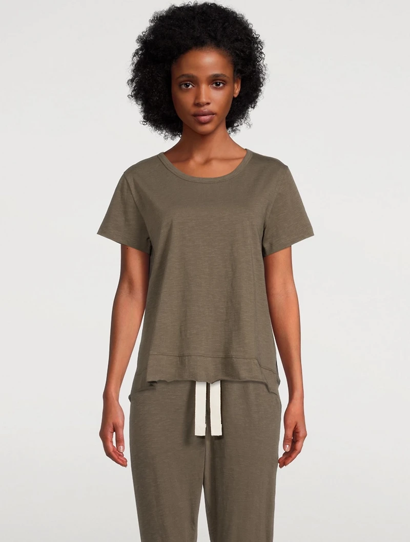 The Raw Hem Slub Organic Cotton T-Shirt