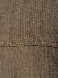 The Raw Hem Slub Organic Cotton T-Shirt