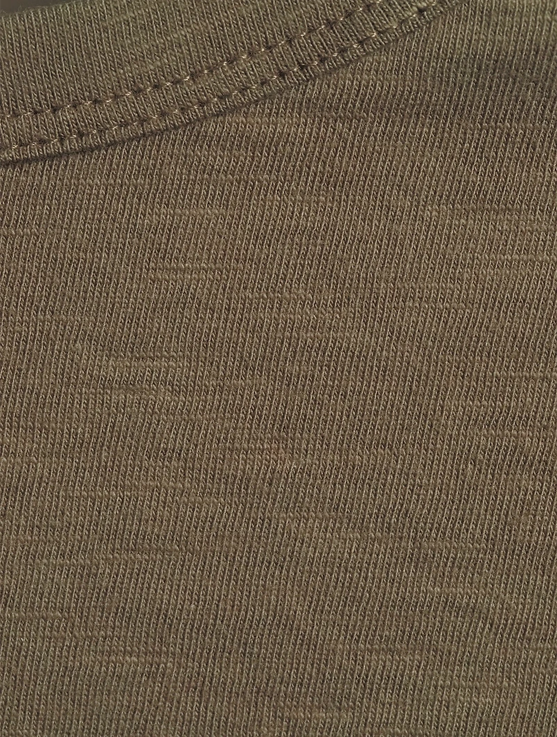 The Raw Hem Slub Organic Cotton Long-Sleeve T-Shirt