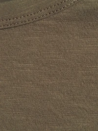 The Raw Hem Slub Organic Cotton Long-Sleeve T-Shirt