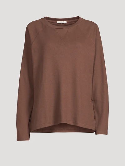 The Waffle Organic Cotton Crewneck Sweatshirt
