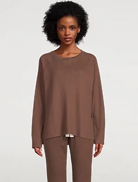 The Waffle Organic Cotton Crewneck Sweatshirt