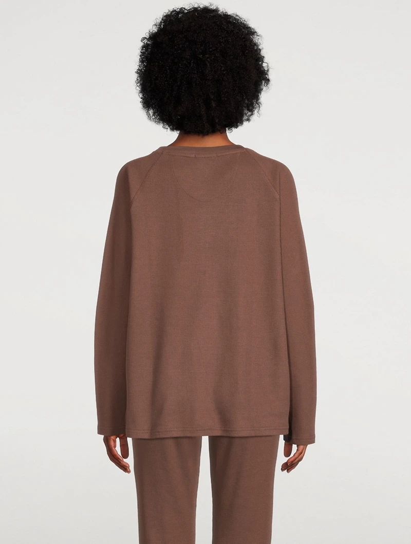 The Waffle Organic Cotton Crewneck Sweatshirt