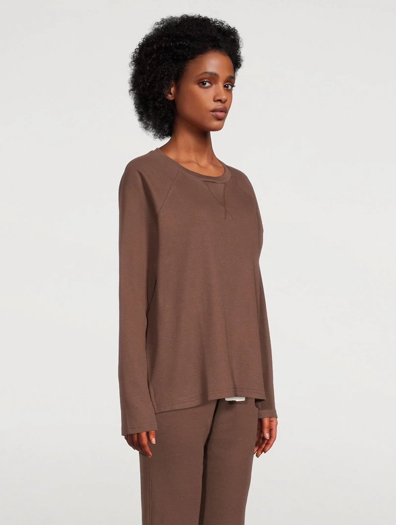 The Waffle Organic Cotton Crewneck Sweatshirt