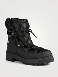 Trekkgirl Puffer Lace-Up Ankle Boots