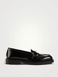 Roman Stud Leather Loafers