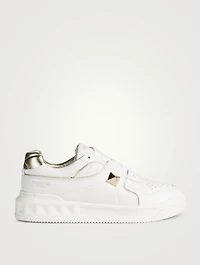 One Stud Leather Sneakers