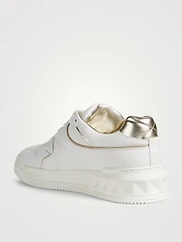 One Stud Leather Sneakers