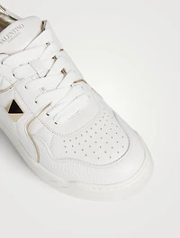 One Stud Leather Sneakers