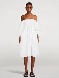 Bethanny Cotton Off-Shoulder Dress