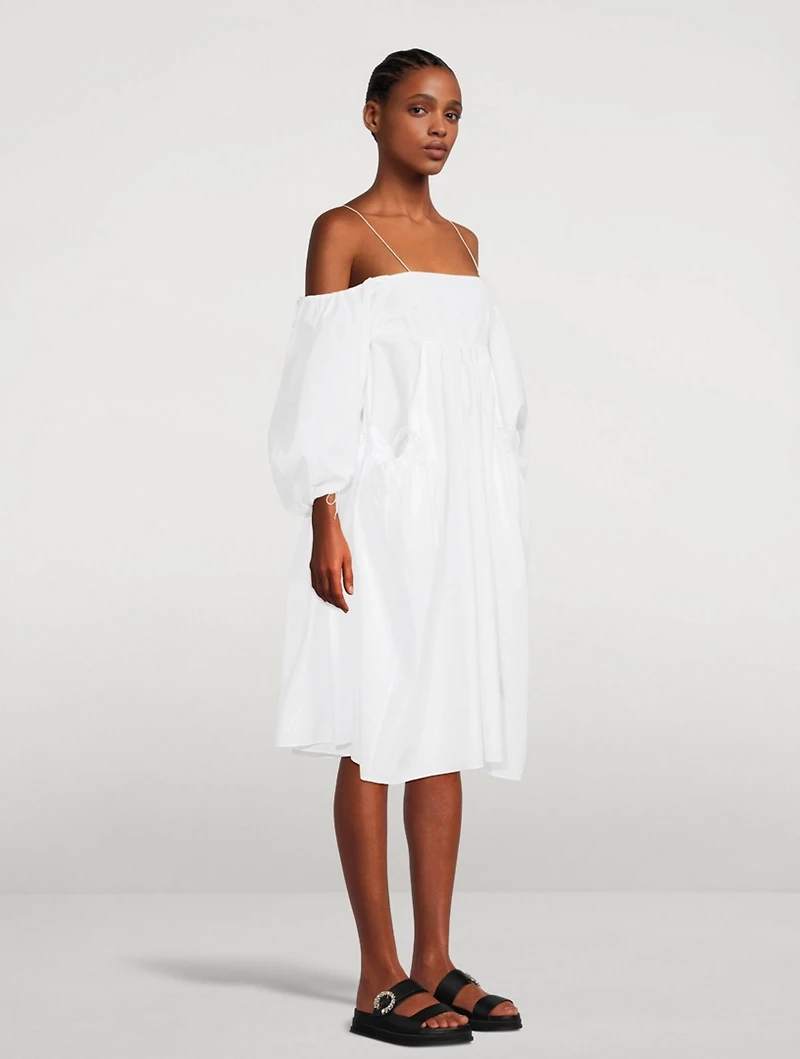 Bethanny Cotton Off-Shoulder Dress