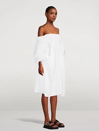 Bethanny Cotton Off-Shoulder Dress