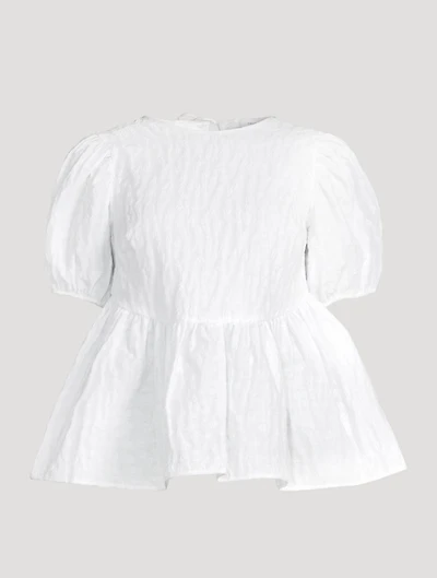 Brigitt Blouse With Back Bows