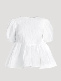 Brigitt Blouse With Back Bows