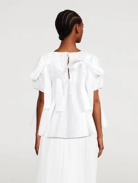 Brigitt Blouse With Back Bows