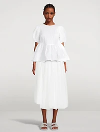 Brigitt Blouse With Back Bows