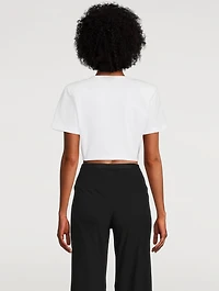 Keila Organic Cotton Twisted Crop Top