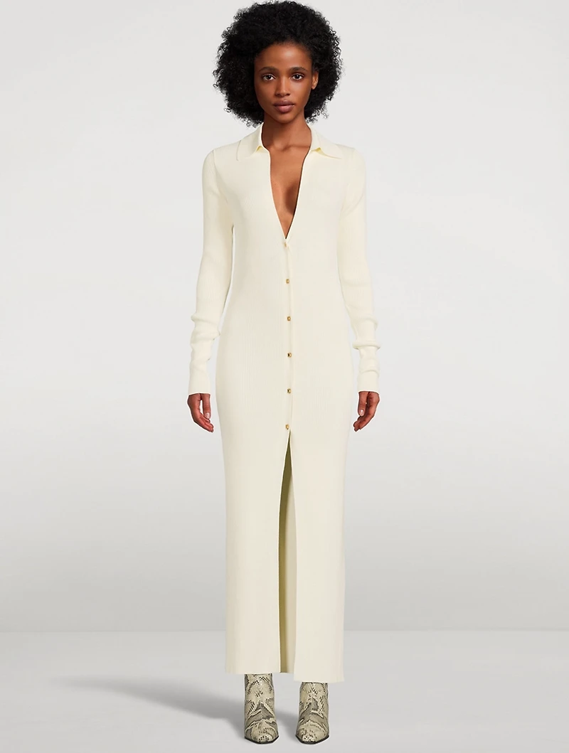 Rubi Knit Maxi Cardigan Dress