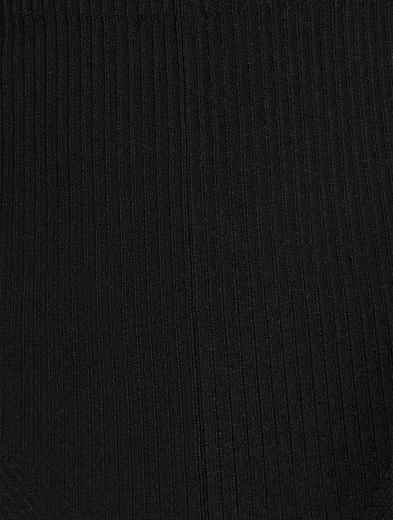 Lajas Knit High-Waisted Flared Pants