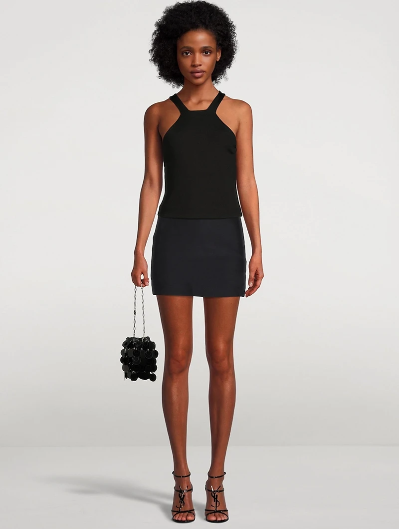 Roye Ribbed Open Back Tank Top