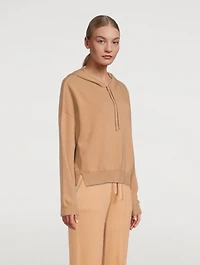 Reversed Cashmere Hoodie