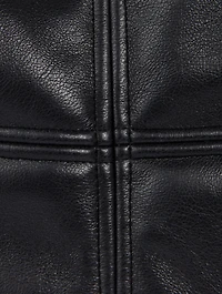 Large Lola Faux Shearling Tote Bag